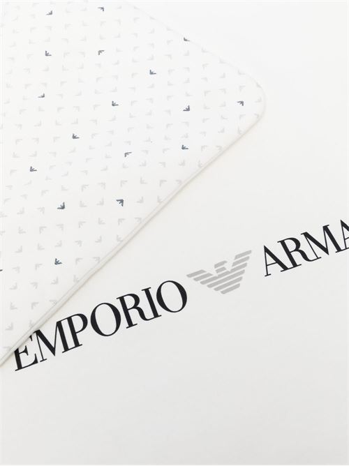 Coperta neonato bianca EMPORIO ARMANI KIDS | 8NN840NJ05ZF110